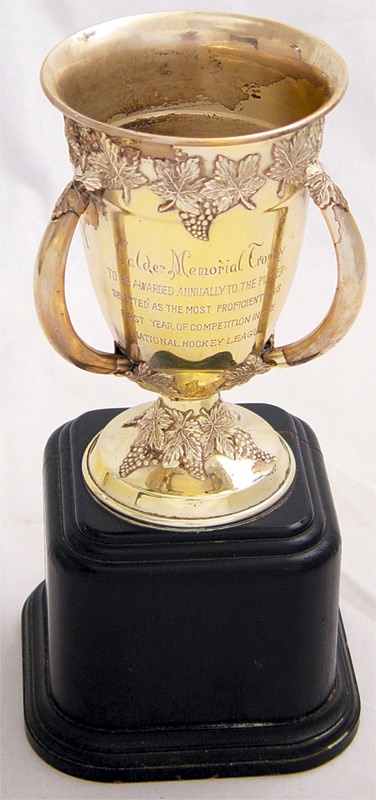 Hockey Rings and Awards - 1960's Calder Memorial Trophy (12.5")