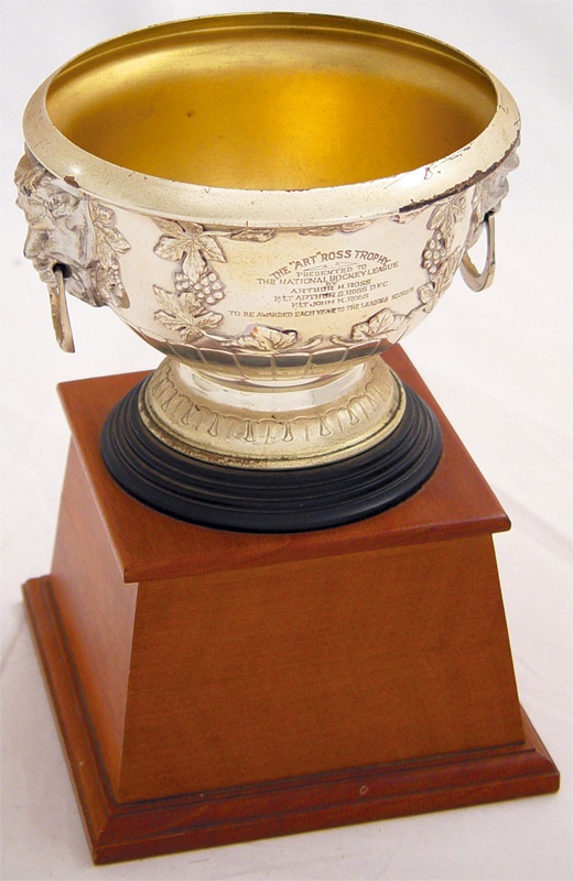 Hockey Rings and Awards - 1960's Art Ross Trophy (10")