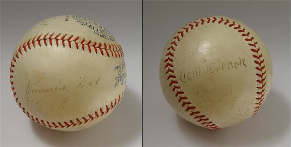 1933 All-Star Signed Baseball