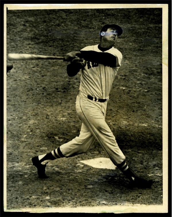 - Ted Williams Last Home Run Wire Photo (7x9")