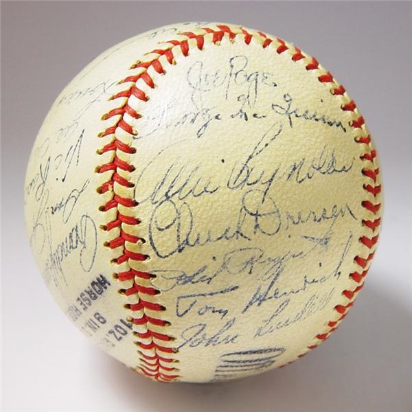 NY Yankees, Giants & Mets - 1947 New York Yankees Team Signed Baseball