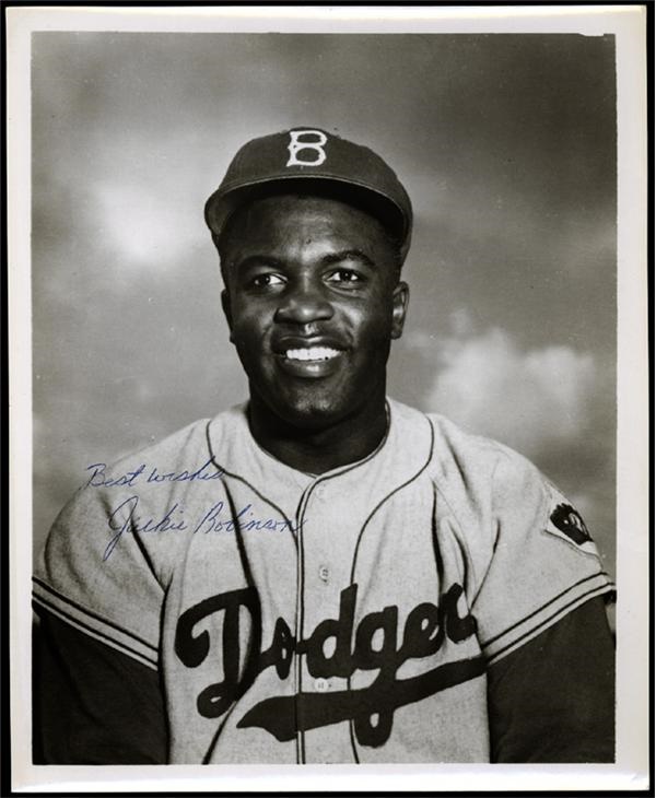 Jackie Robinson Signed Photo (8"x10")