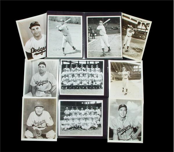 Turk Karem Collection - 1940s-50s Brooklyn Dodgers Vintage Photos (84)