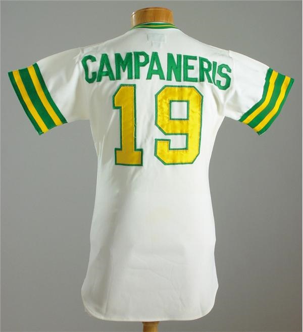 Baseball Jerseys - 1973 Bert Campaneris Game Worn Jersey