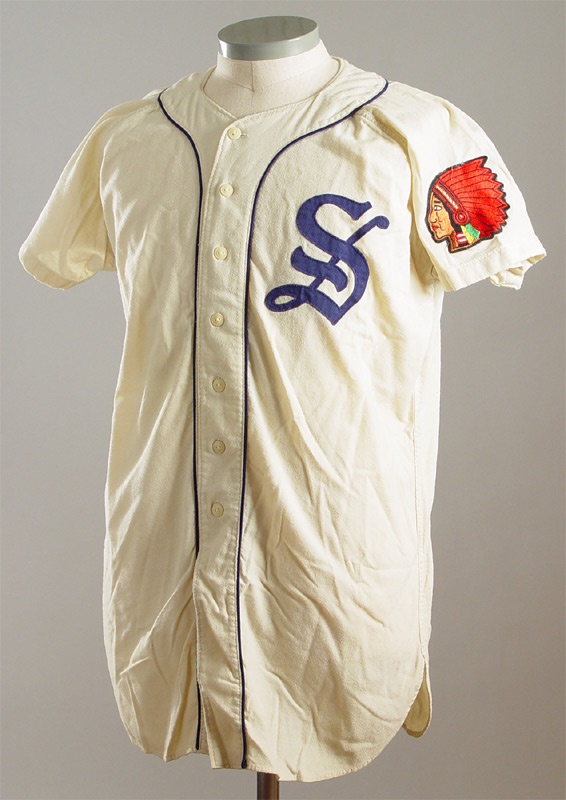 Baseball Jerseys - 1964 Spokane Indians Game Used Jersey