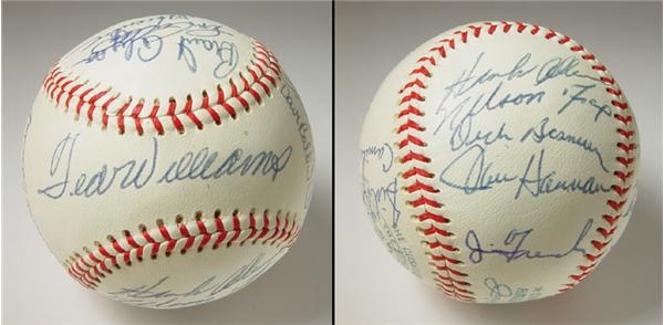 Autographed Baseballs - Mint 1969 Washington Senators Team Signed Baseball