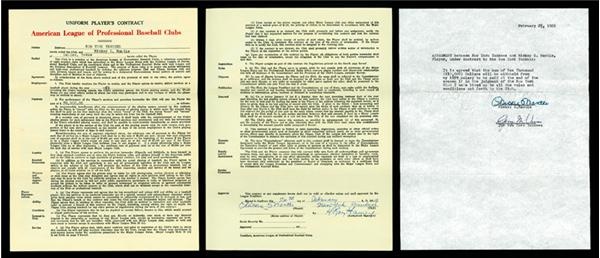 The Mickey Mantle Estate - Mickey Mantle’s Own Copy of his 1959 New York Yankees Player Contract with Signed “Good Behavior” Agreement