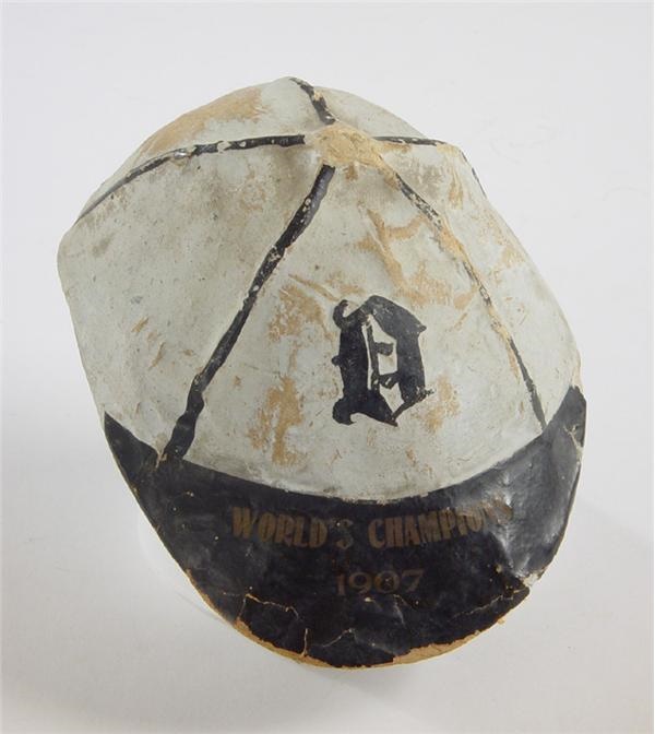 Ernie Davis - 1907 World Champion Detroit Tigers Souvenir “Novelty” Cap