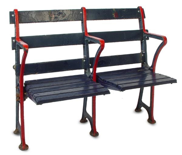 Boston Sports - Fenway Park Double Stadium Seat with Ted Williams’ #8 & Yaz’s #9