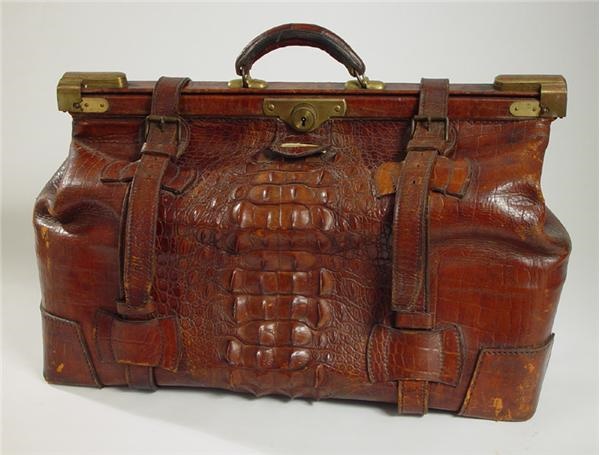 - 19th Century Alligator Suitcase