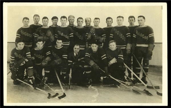 - 1928-29 New York Rangers Postcard (3.5"x5.5")