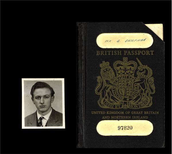 - Graham Chapman Monty Python Passport