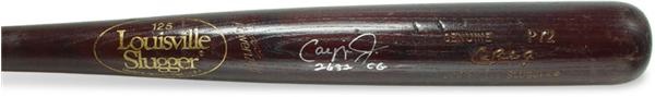 - 1986-89 Cal Ripken Jr. Signed Game Used Bat (34.75")