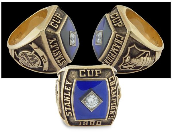 Hockey Rings and Awards - 1980 New York Islanders Stanley Cup Ring