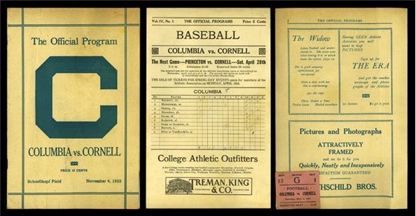NY Yankees, Giants & Mets - Lou Gehrig College Baseball & Football Programs