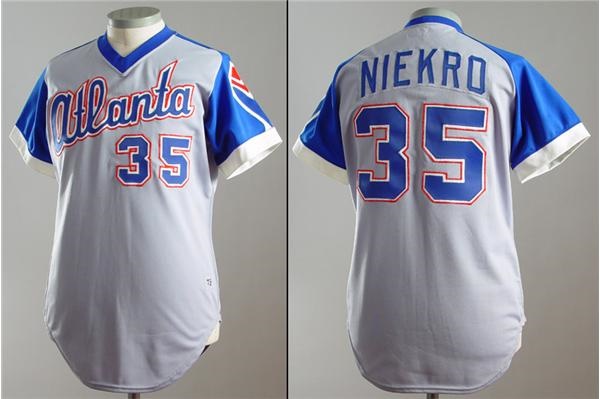 Baseball Jerseys - 1979 Phil Niekro Game Worn Jersey