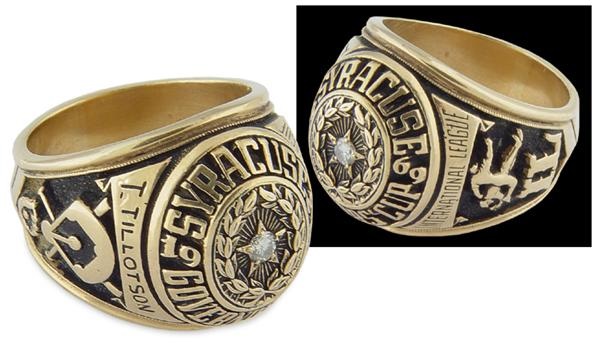 - 1969 Syracuse Chiefs International League Championship Ring
