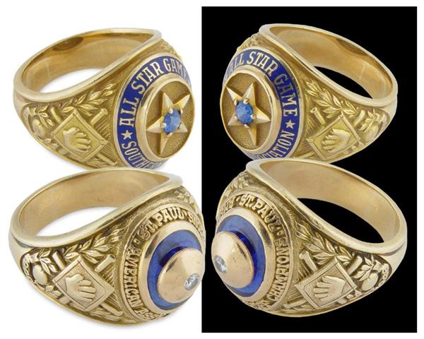 1948 St. Paul Saints & 1955 Southern Association All Star Rings