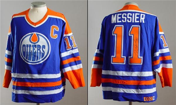 1989-90 Mark Messier Edmonton Oilers Game Worn Jersey (Photo-matched)