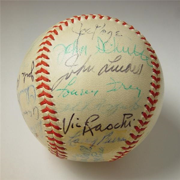 - 1947 New York Yankees Team Signed Baseball