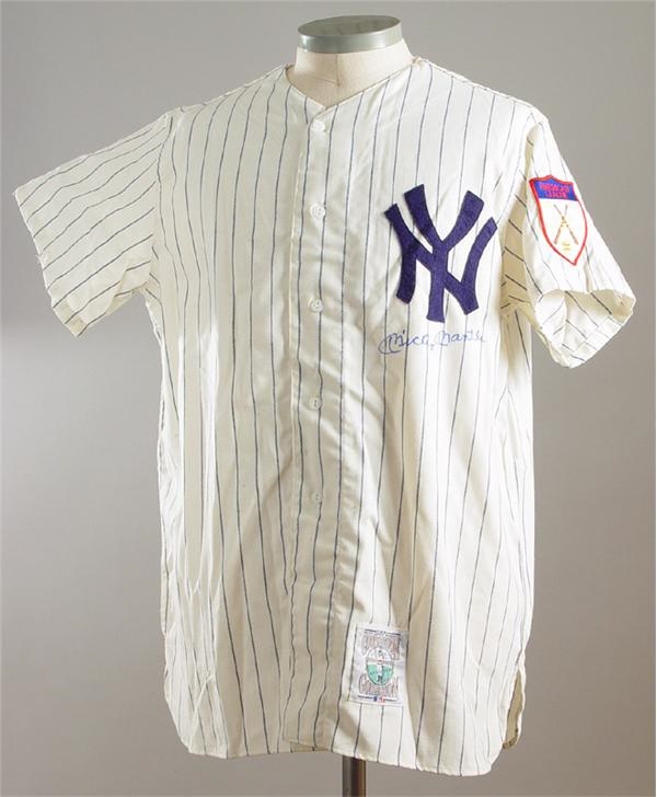 Mantle and Maris - Mickey Mantle Autographed Jersey
