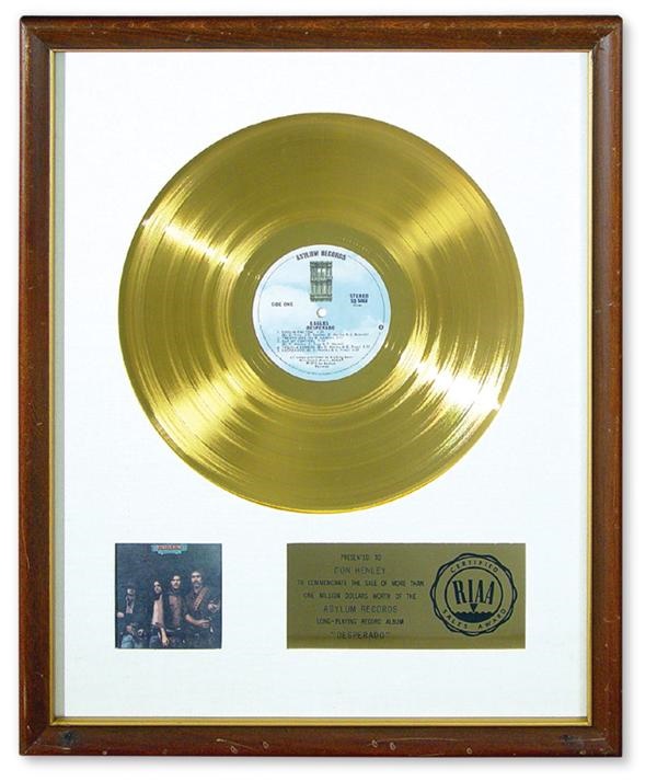 Music Awards - Eagles Gold Record Award (17.5"x21.5")
