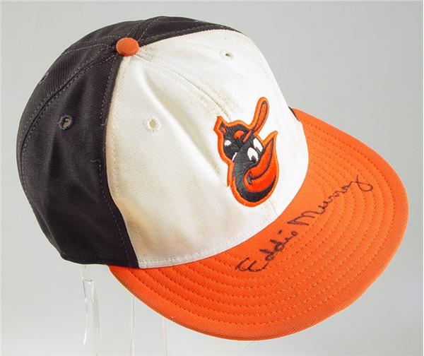- Early 1980's Eddie Murray Autographed Game Worn Cap