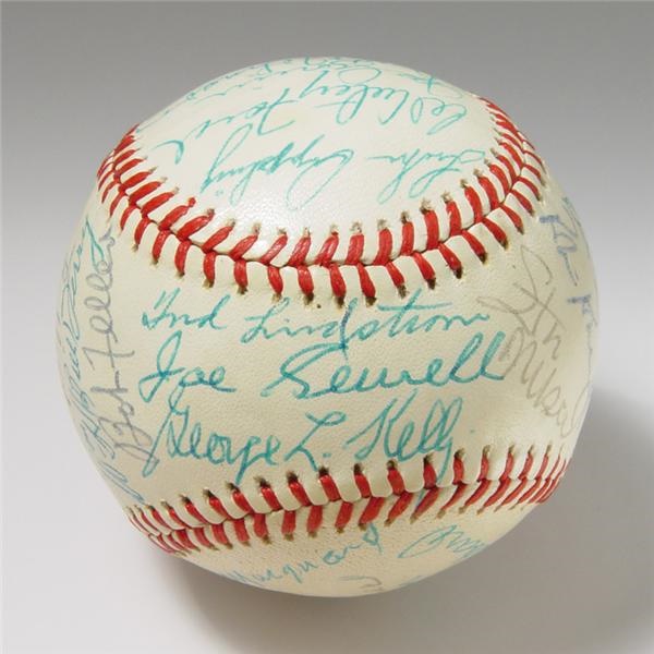 Autographed Baseballs - 1970's Hall of Fame Signed Baseball