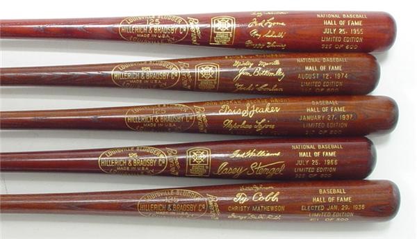 - Run of (61) Hall of Fame Induction Bats 1936-2001