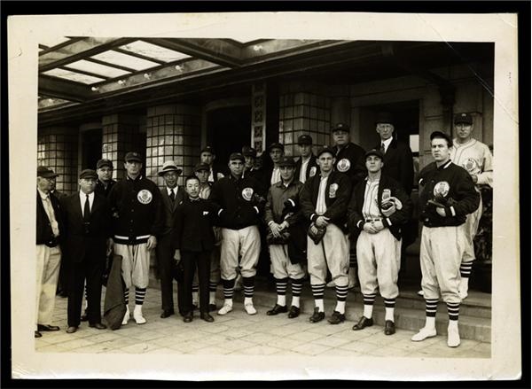 - 1934 Tour Of Japan Team Photo (4.5”x6.5”)