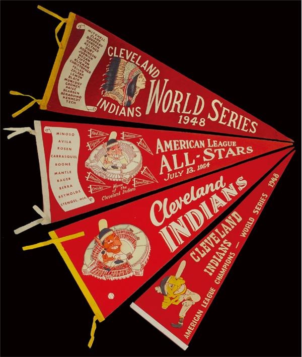 - Cleveland Indians Pennants (4)