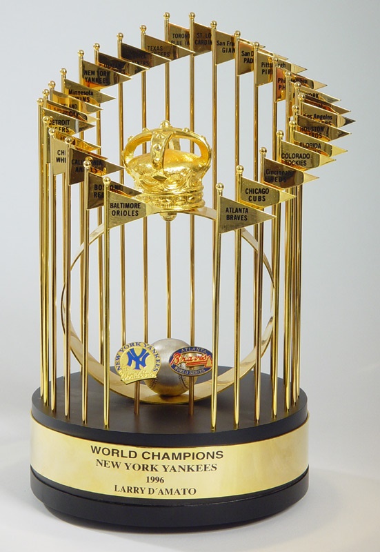 NY Yankees, Giants & Mets - 1996 New York Yankees World Series Trophy