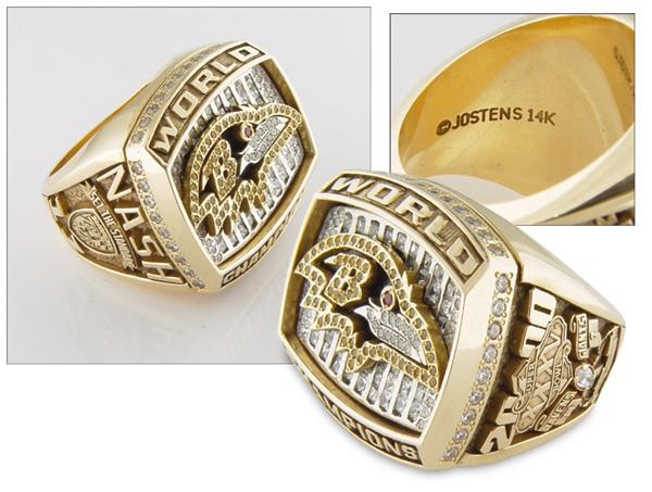 - Marcus Nash 2000 Baltimore Ravens Super Bowl Ring