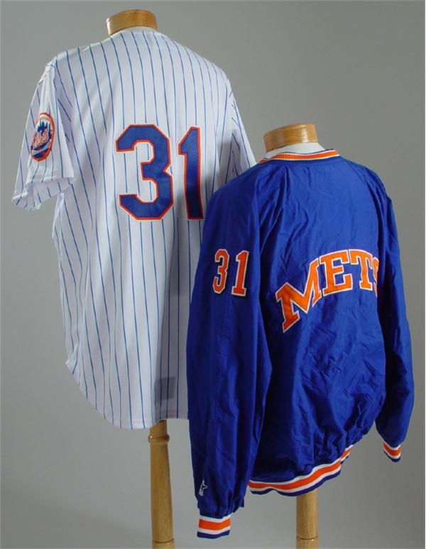 Baseball Jerseys - 1999-00 Mike Piazza Game Worn Jersey, Pants & Jacket