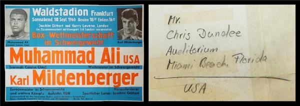 - Ali vs. Mildenberger Signed Site Poster (24"x33")