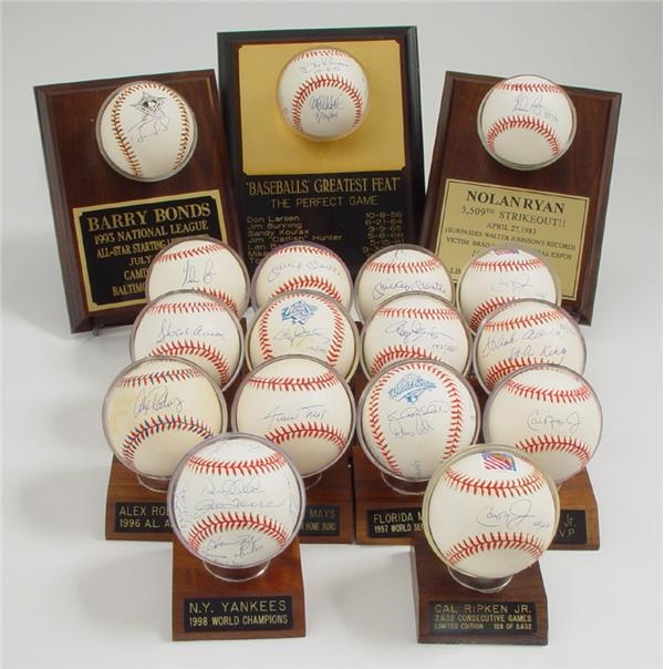 Autographed Baseballs - Single and Multi Signed Baseball Collection (67)