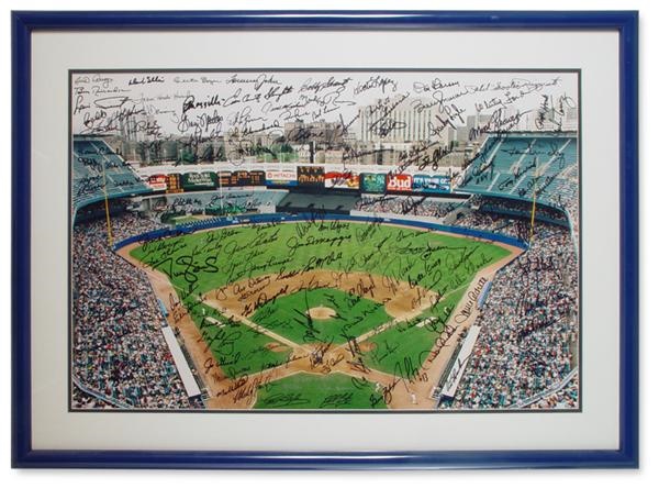NY Yankees, Giants & Mets - New York Yankees Signed Yankee Stadium Photo