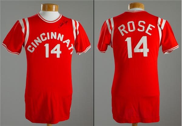 Pete Rose & Cincinnati Reds - Circa 1971 Pete Rose Game Worn Cincinnati Basketball Jersey