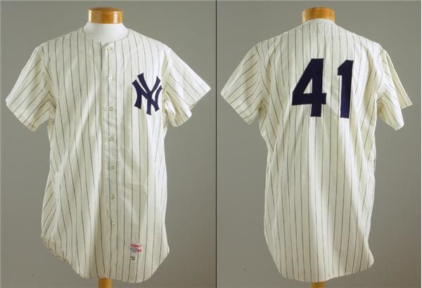 - 1972 Frank Tepedino Game Worn New York Yankees Jersey