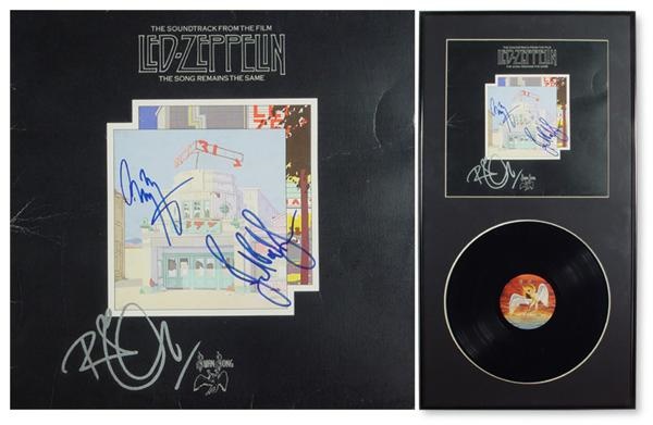 Rock Autographs - Led Zeppelin Signed Album Cover