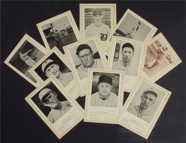 - 1946 “W” Baseball “All Star Picture File” Cards (57)