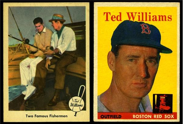 - 1950's Ted Williams Card Lot (45)
