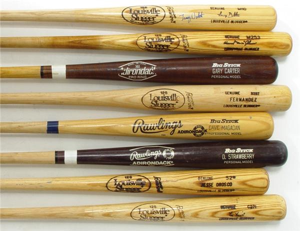 - Set of 1986 New York Mets Game Used Bats (13)