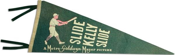 Ernie Davis - 1927 Slide Kelly Baseball Pennant