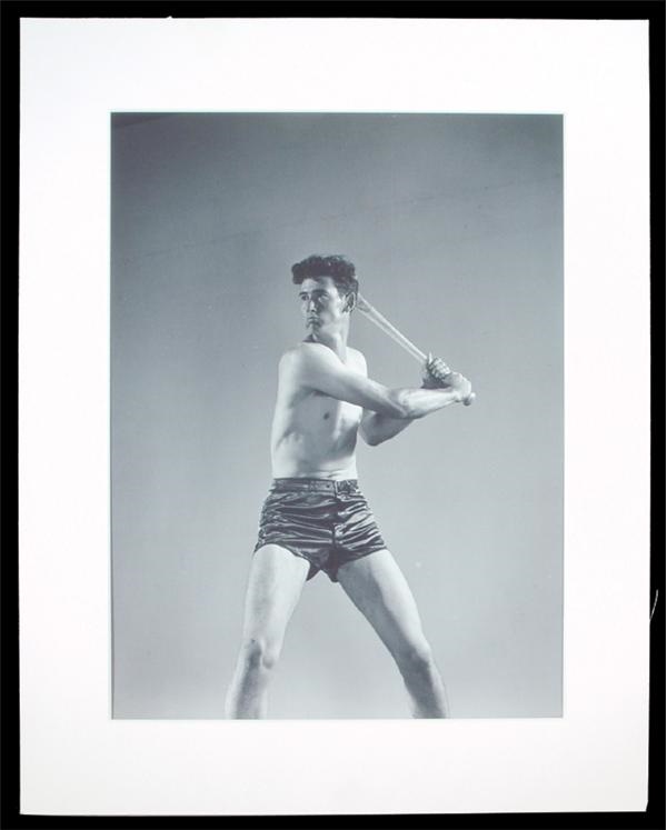 Ted Williams - Spectacular 1941 Ted Williams Original Life Magazine Photo (11"x14")