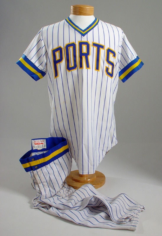 Baseball Jerseys - Gary Sheffield Game Worn Stockton Ports Uniform