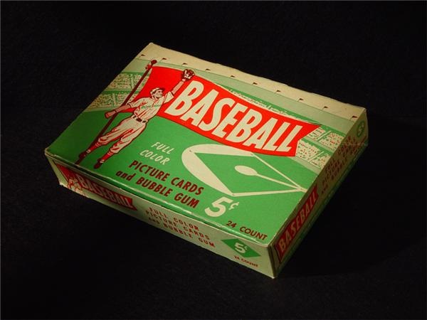 - 1954 Bowman Baseball Wax Box (24 Packs)