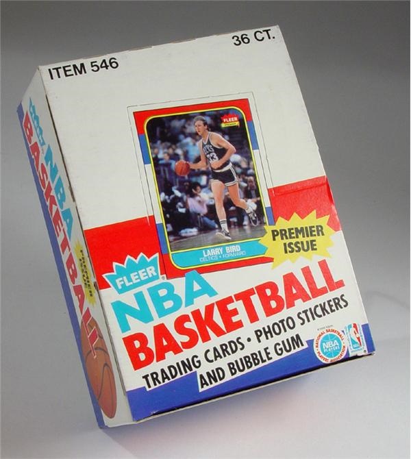 - 1986/87 Fleer Basketball Wax Box