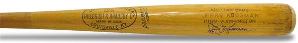 New York Mets - 1969 Jerry Koosman All-Star Game Used Bat (35")