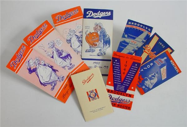 - Brooklyn Dodgers Player Rosters (9)
